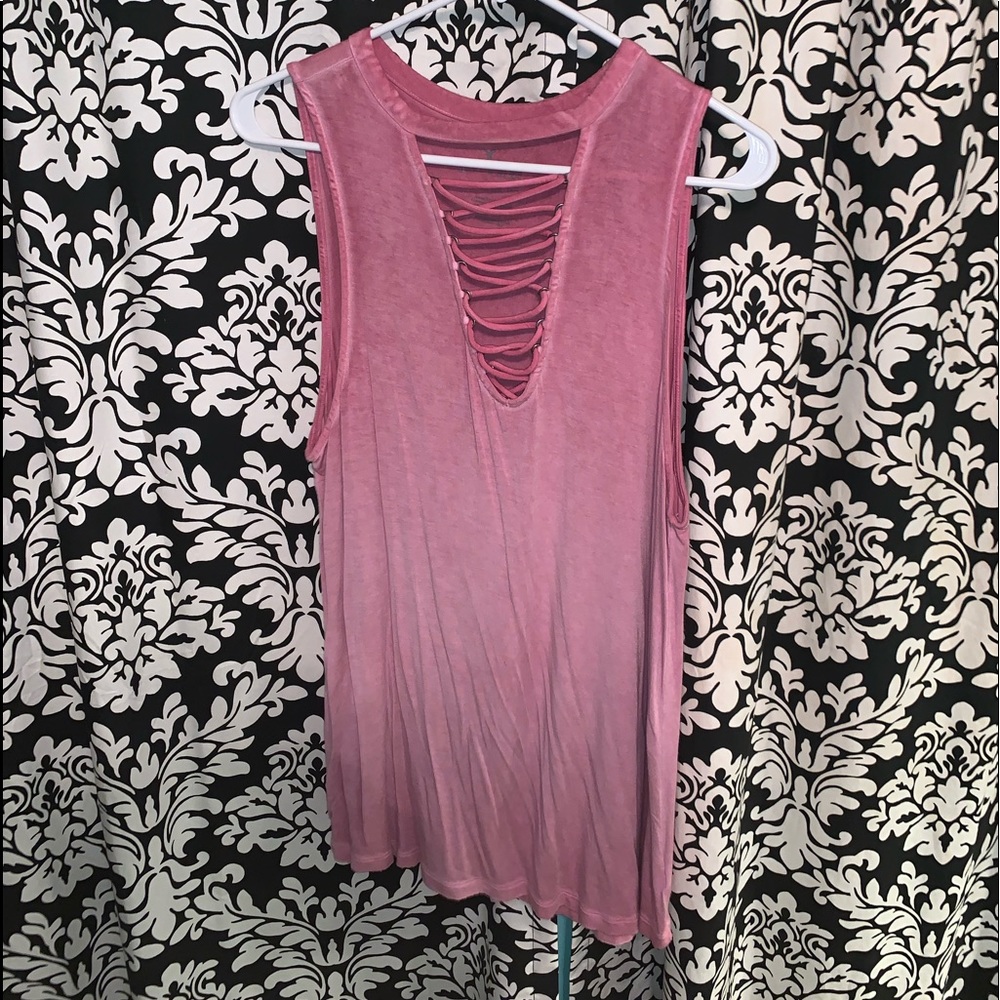 Pink tank top